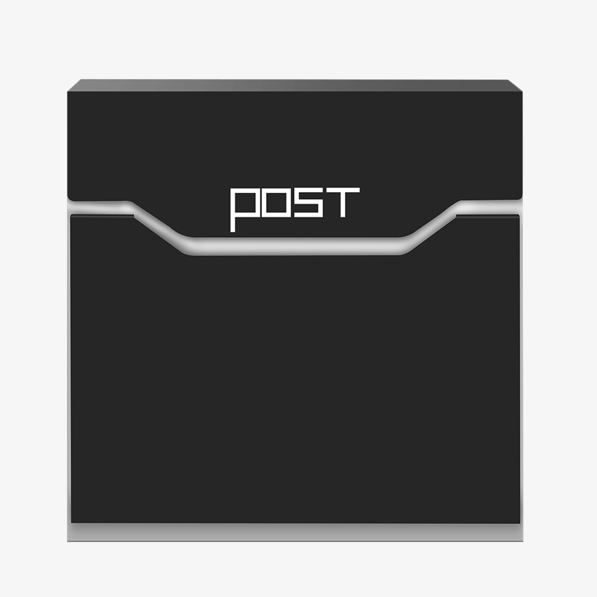 Arebos Cassetta per le lettere | Casella postale | con scomparto per giornali | incl. materiale di fissaggio + 2 chiavi