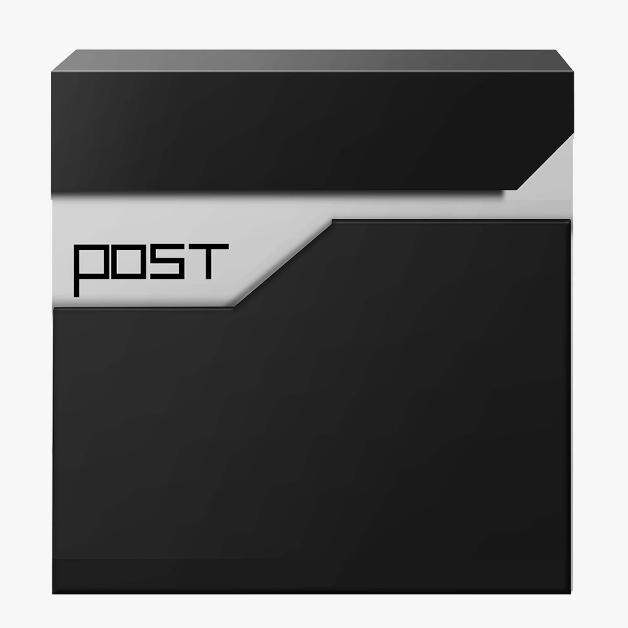 Arebos Cassetta per le lettere | Casella postale | con scomparto per giornali | incl. materiale di fissaggio + 2 chiavi