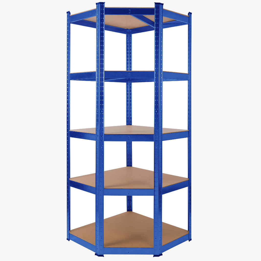 Arebos Scaffale per carichi pesanti 180 x 70 x 70 cm, portata 875 kg - blu