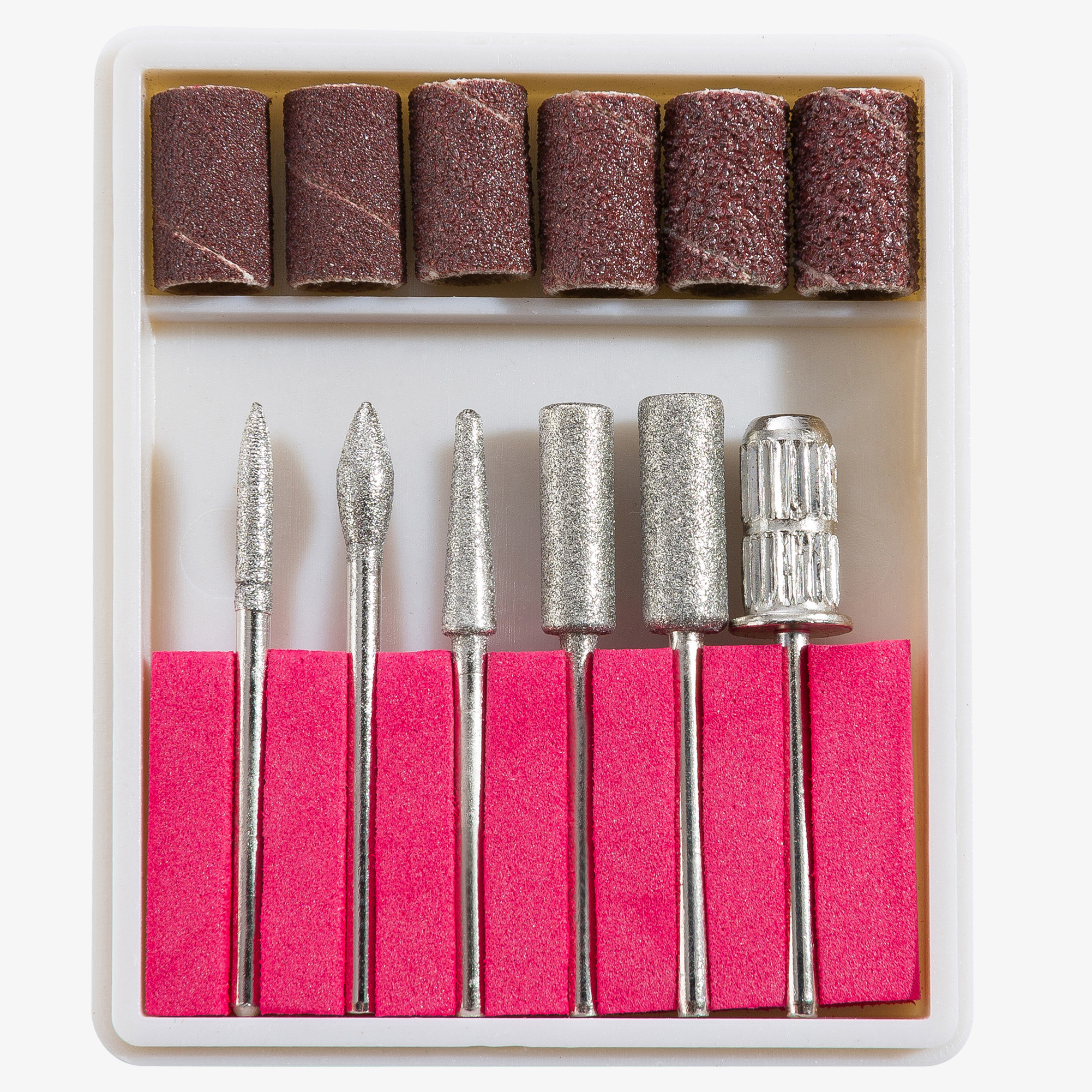 SINA frese per unghie Accessori per manicure - Testa di bava, 6 pezzi