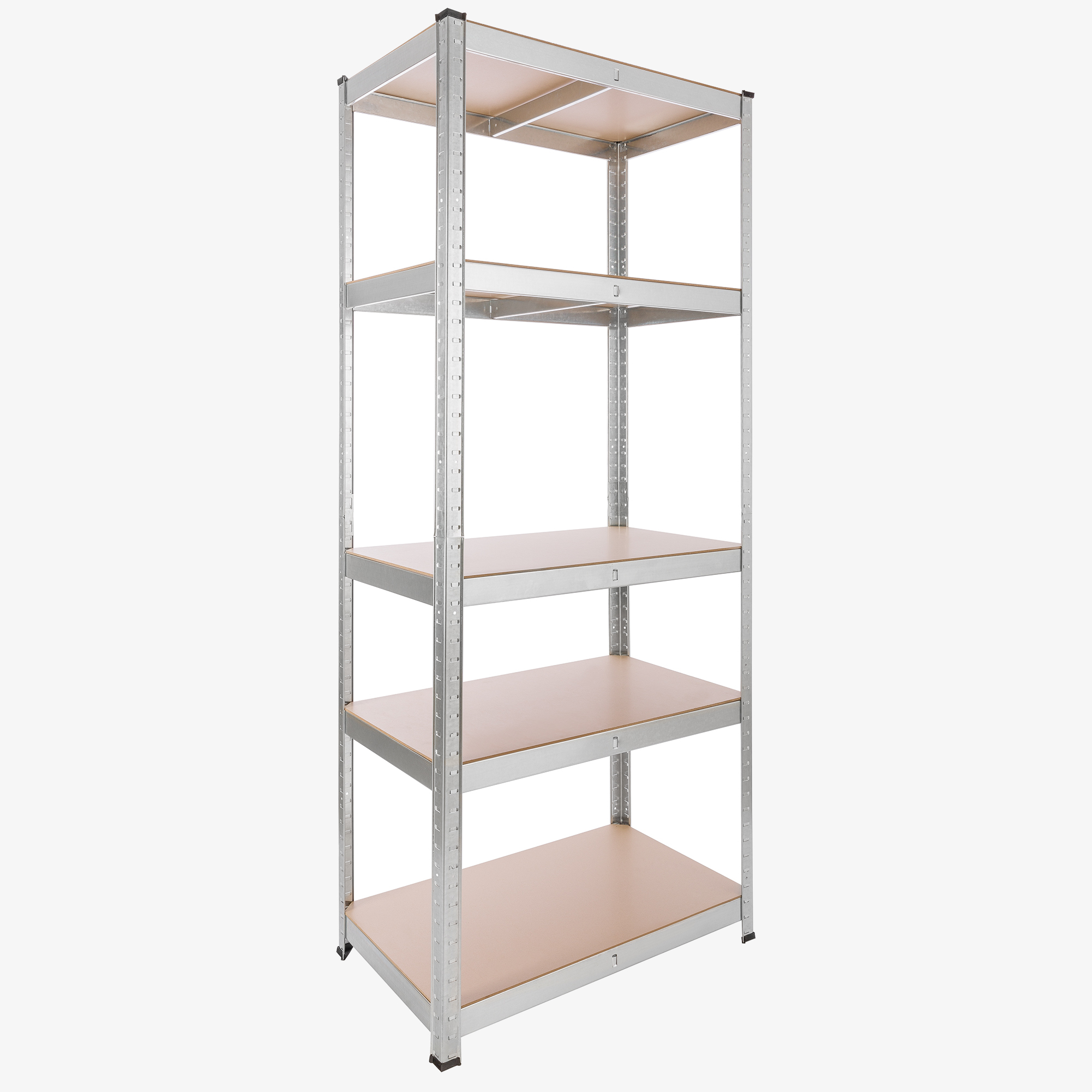 Arebos Scaffale per carichi pesanti 180 x 75 x 45 cm, portata 875 kg - argento