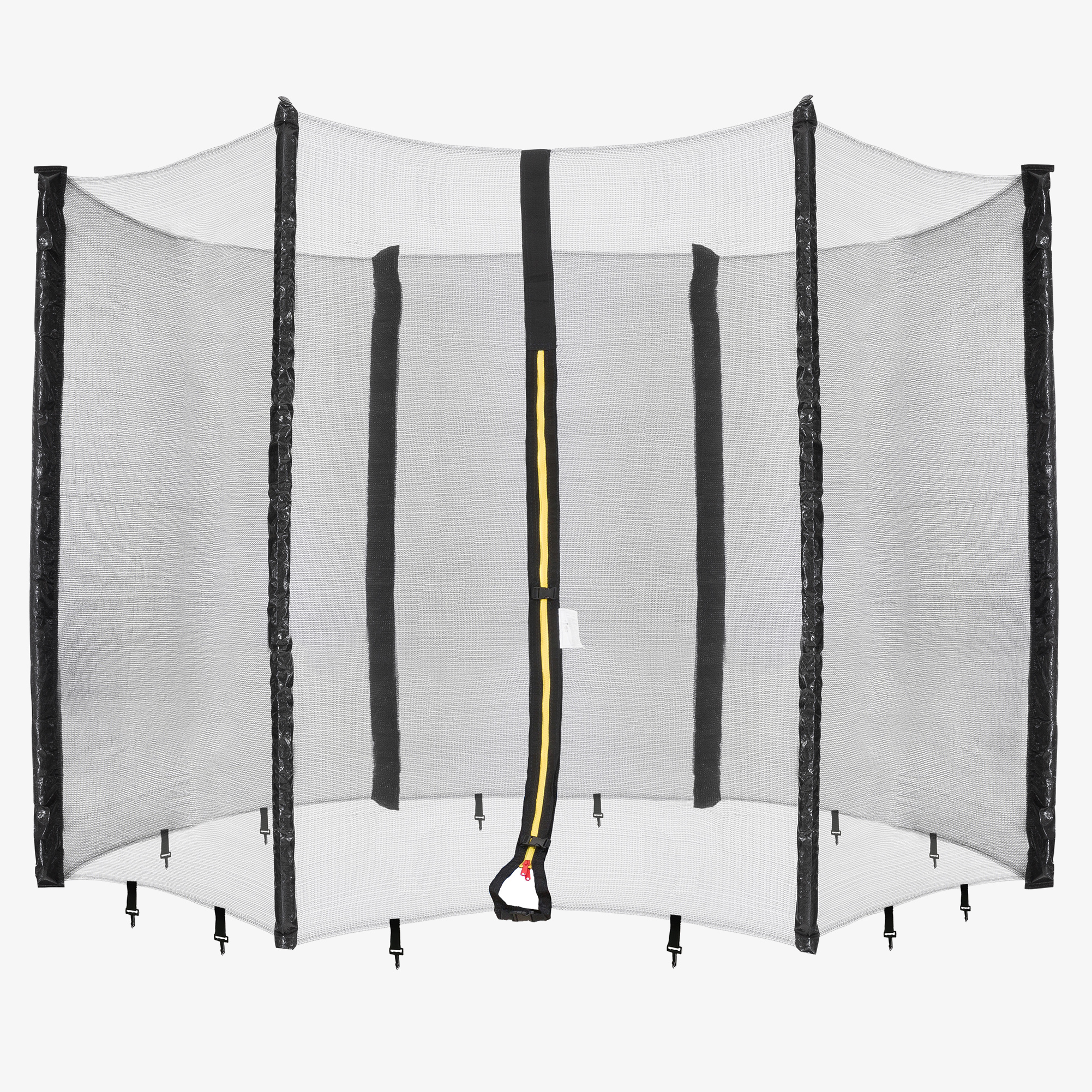 Rete di sicurezza per trampolino Arebos Rete di sicurezza per trampolino a 6 pali Ø 244cm/8Foot