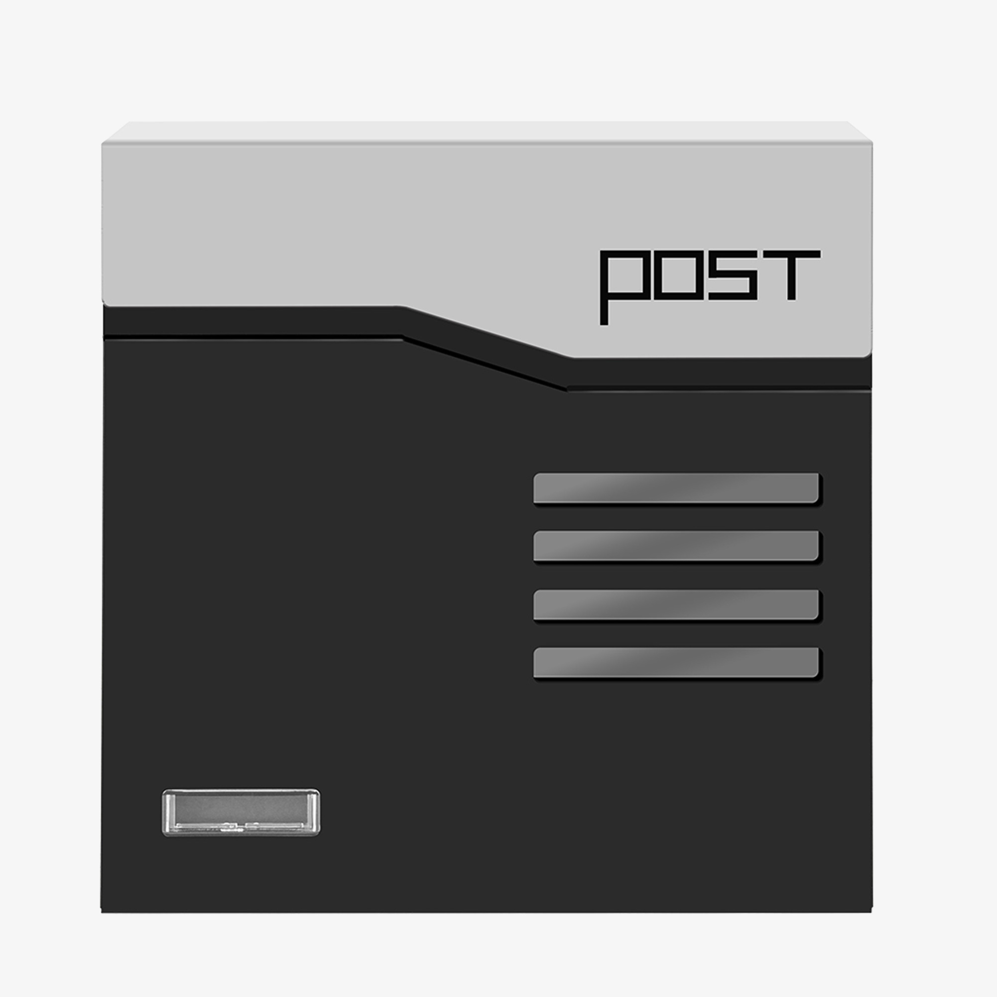 Arebos Cassetta per le lettere | Casella postale | con scomparto per giornali | incl. materiale di fissaggio + 2 chiavi