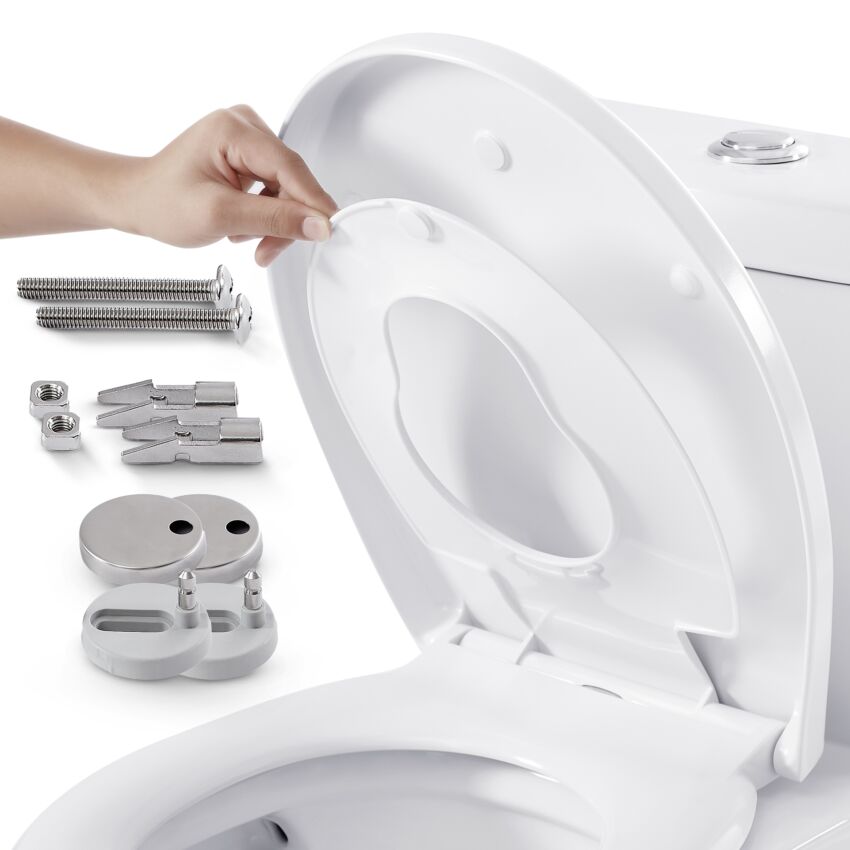 Coperchio WC 2in1 ovale con sedile per bambini