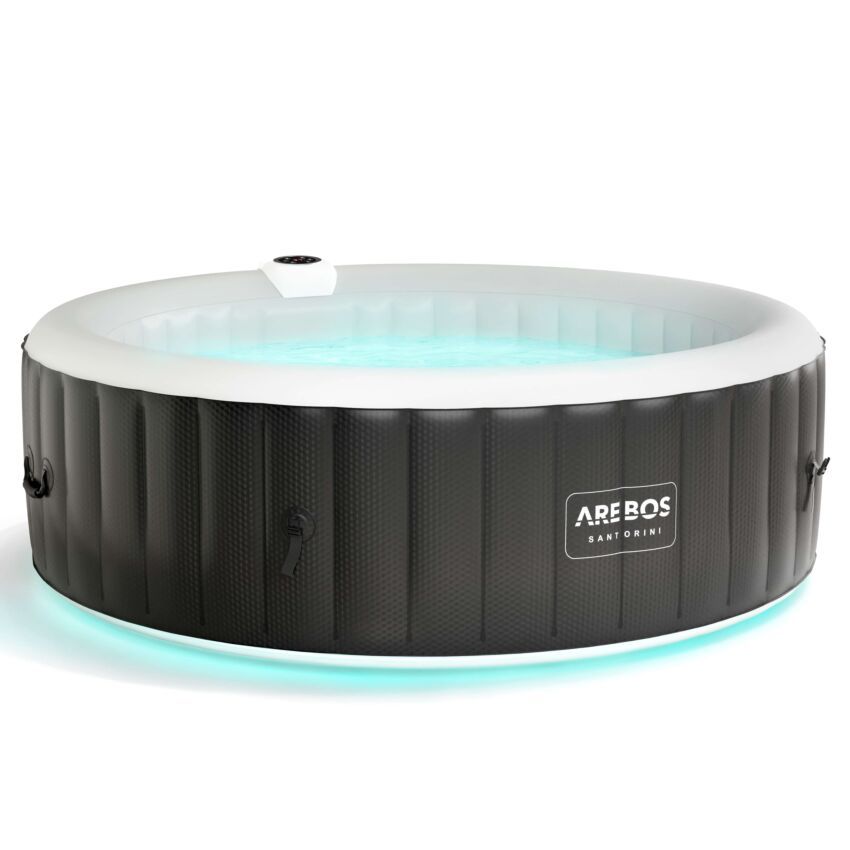 Piscina Gonfiabile Santorini rotondo con LED 2400W