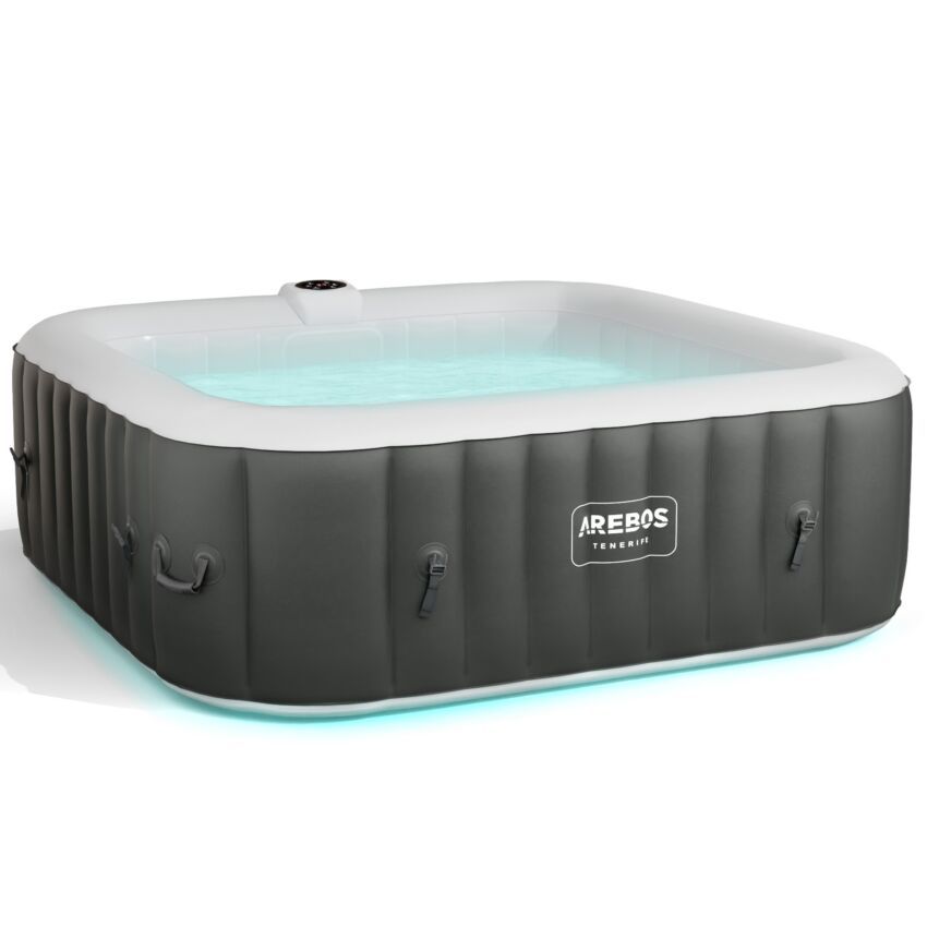 Piscina Gonfiabile Tenerife piazza con LED 2400W
