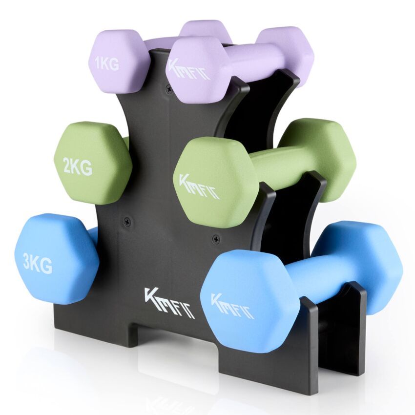 KM-Fit set manubri 12 kg