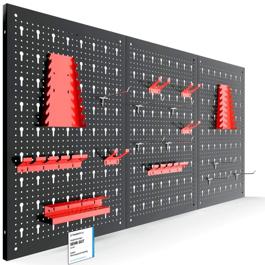 Parete attrezzi 17 pezzi