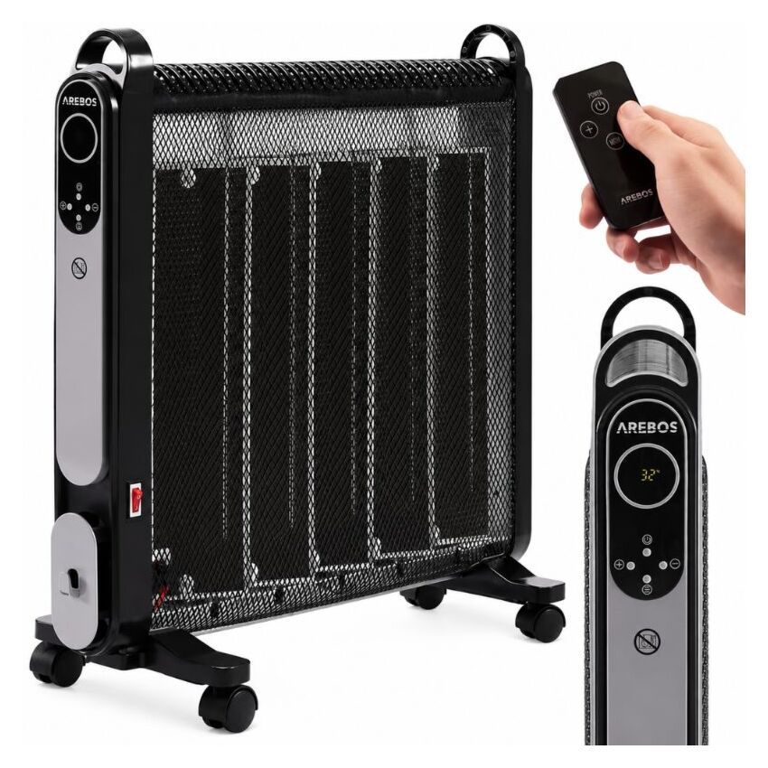 Konvektor 2000 W Mica Schwarz