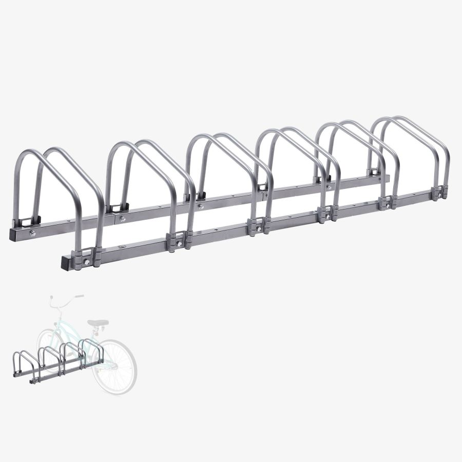 Cavalletto per 6 biciclette