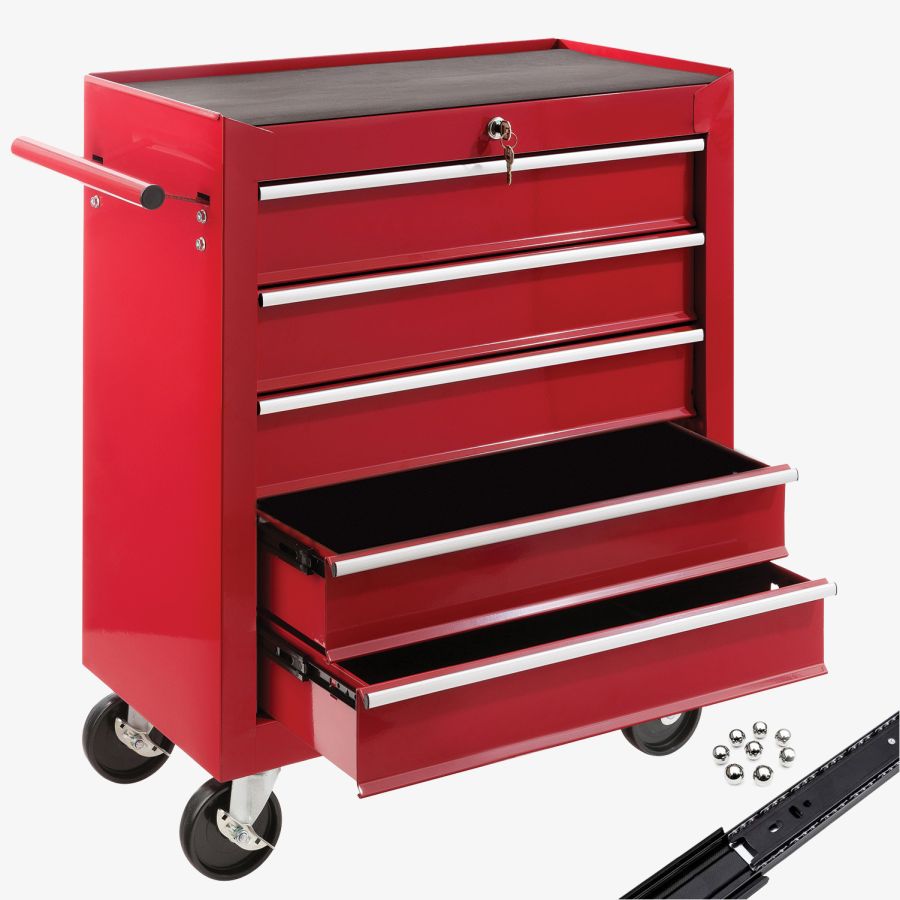 Carrello portautensili - 5 scomparti