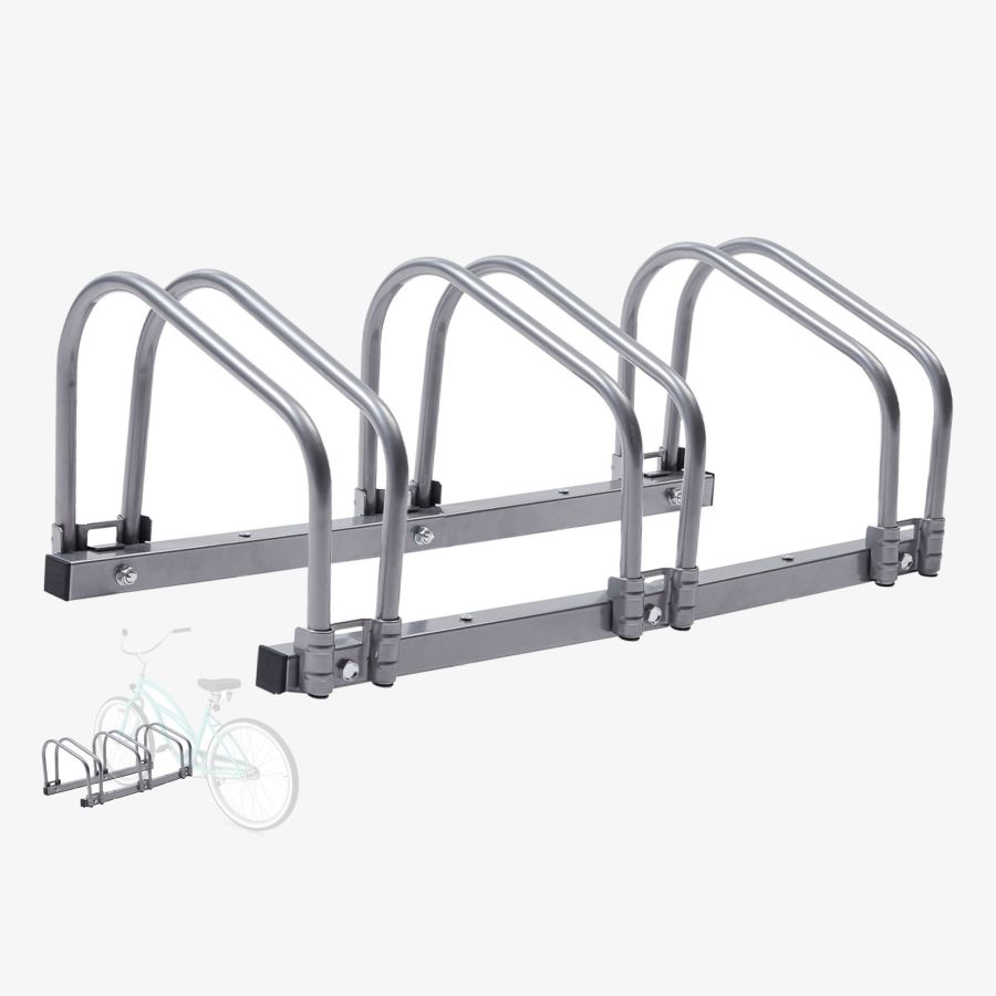 Cavalletto per 3 biciclette