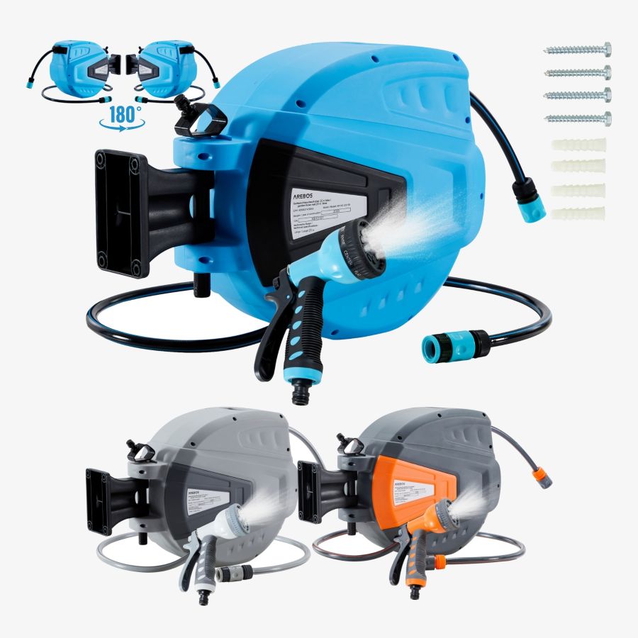 Avvolgitore automatico per tubi da giardino da 20 m